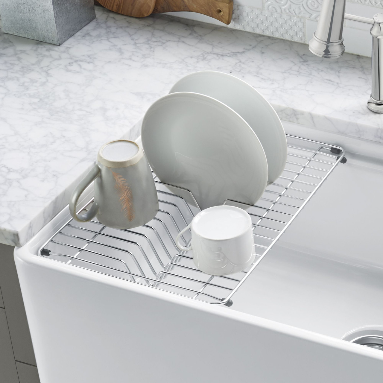 17-in x 12-in Stainless Steel 2-in Sink Grid 17-in x 12-in Stainless Steel 2-in Sink Grid
