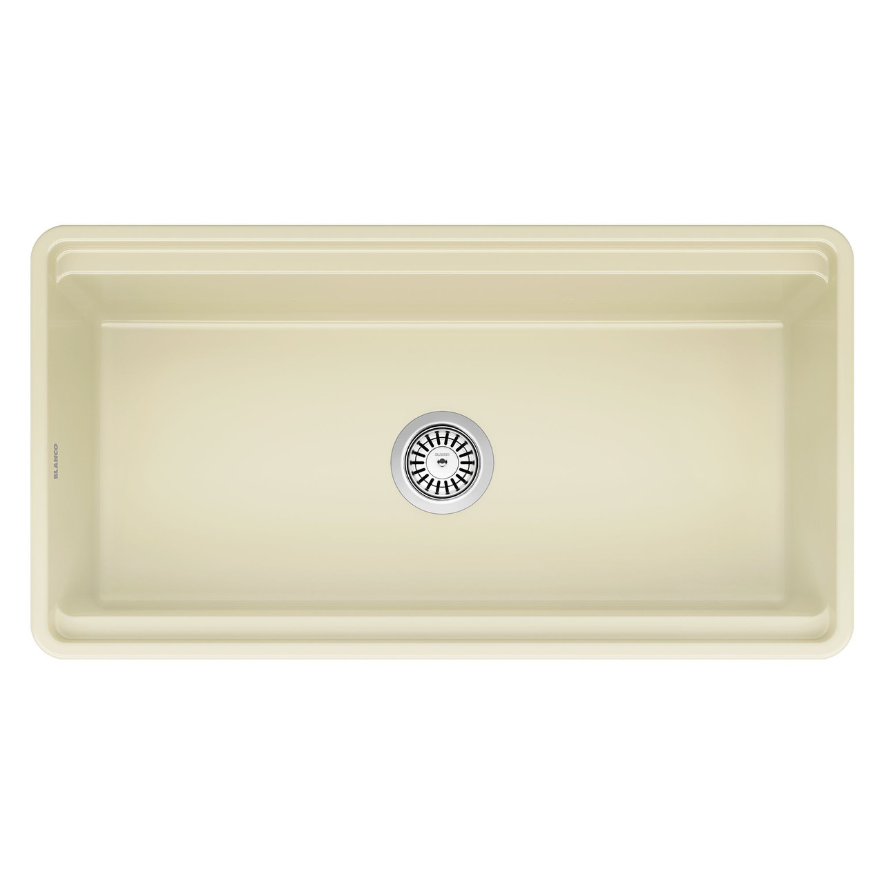 19-in x 36-in Fireclay 10-in Deep Kitchen Sink, in Biscuit 19-in x 36-in Fireclay 10-in Deep Kitchen Sink, in Biscuit