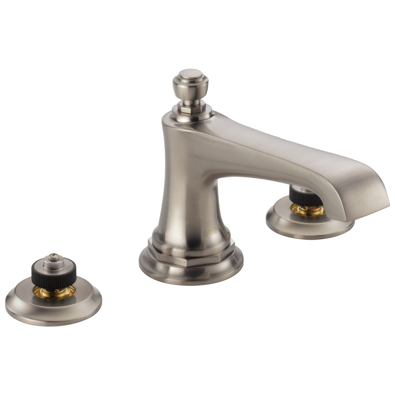 Brizo 65360LF-NKLHP-ECO Rook Widespread Lavatory Faucet Less Handles in Luxe Nickel Finish, 1.2gpm Flow Rate Brizo 65360LF-NKLHP-ECO Rook Widespread Lavatory Faucet Less Handles in Luxe Nickel Finish, 1.2gpm Flow Rate