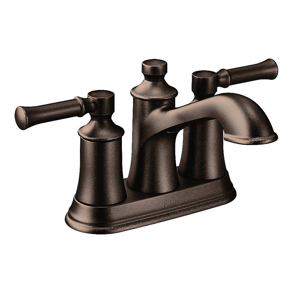 Moen 6802ORB Oil Rubbed Bronze Two-Handle Bathroom Faucet