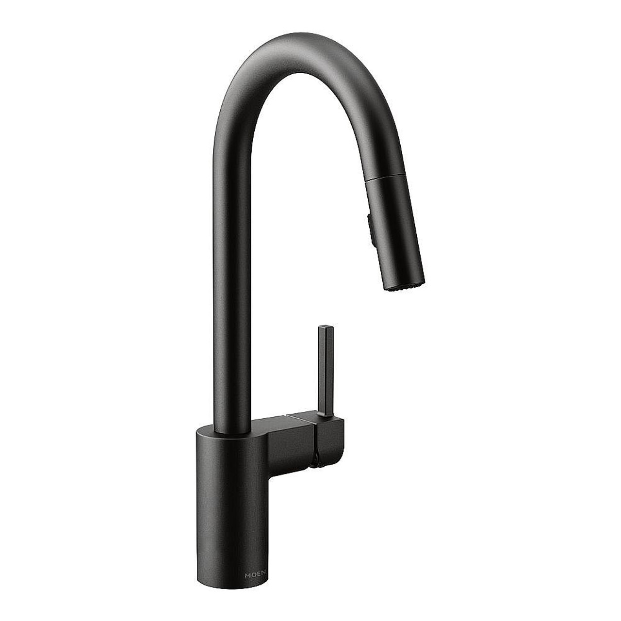 Moen 7565BL Matte Black One-Handle Pulldown Kitchen Faucet