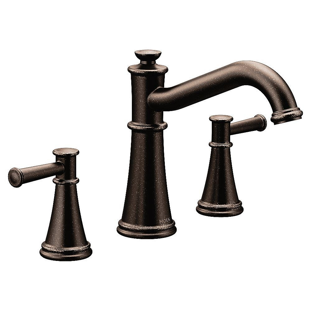 Moen T9023ORB Oil Rubbed Bronze Two-Handle Roman Tub Faucet