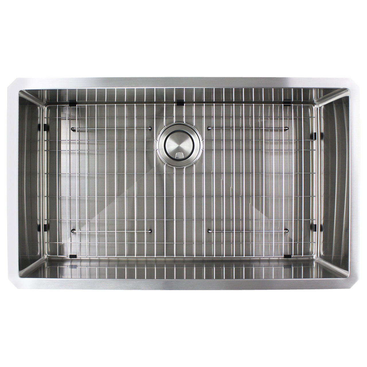 16 Gauge Super Single Undermount Stainless Steel Sink Bowl 32" X 19" X 10"