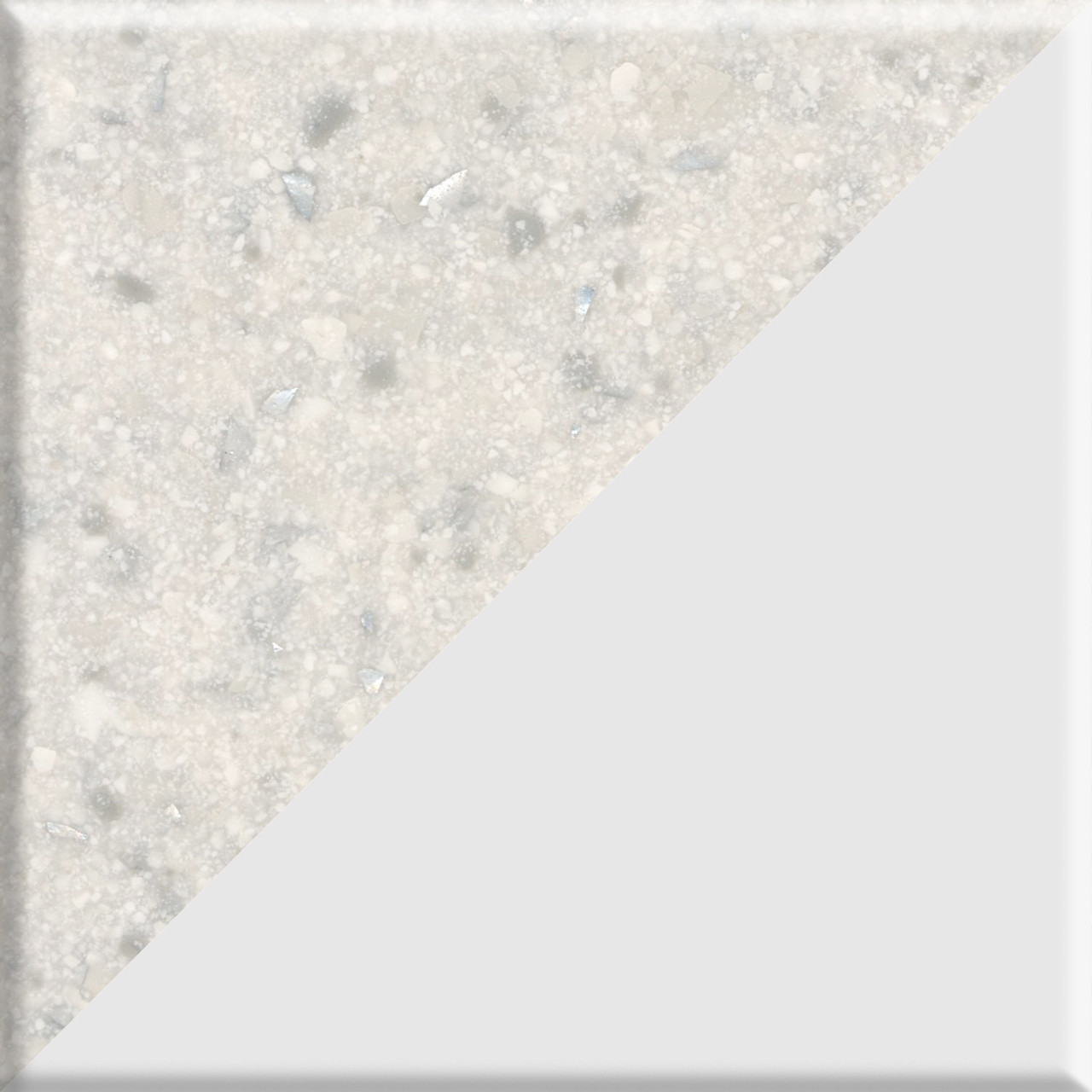 31-in X 22-in Cultured Marble Vanity Top with single white bowl for 4" Centerset Faucet, In Frost