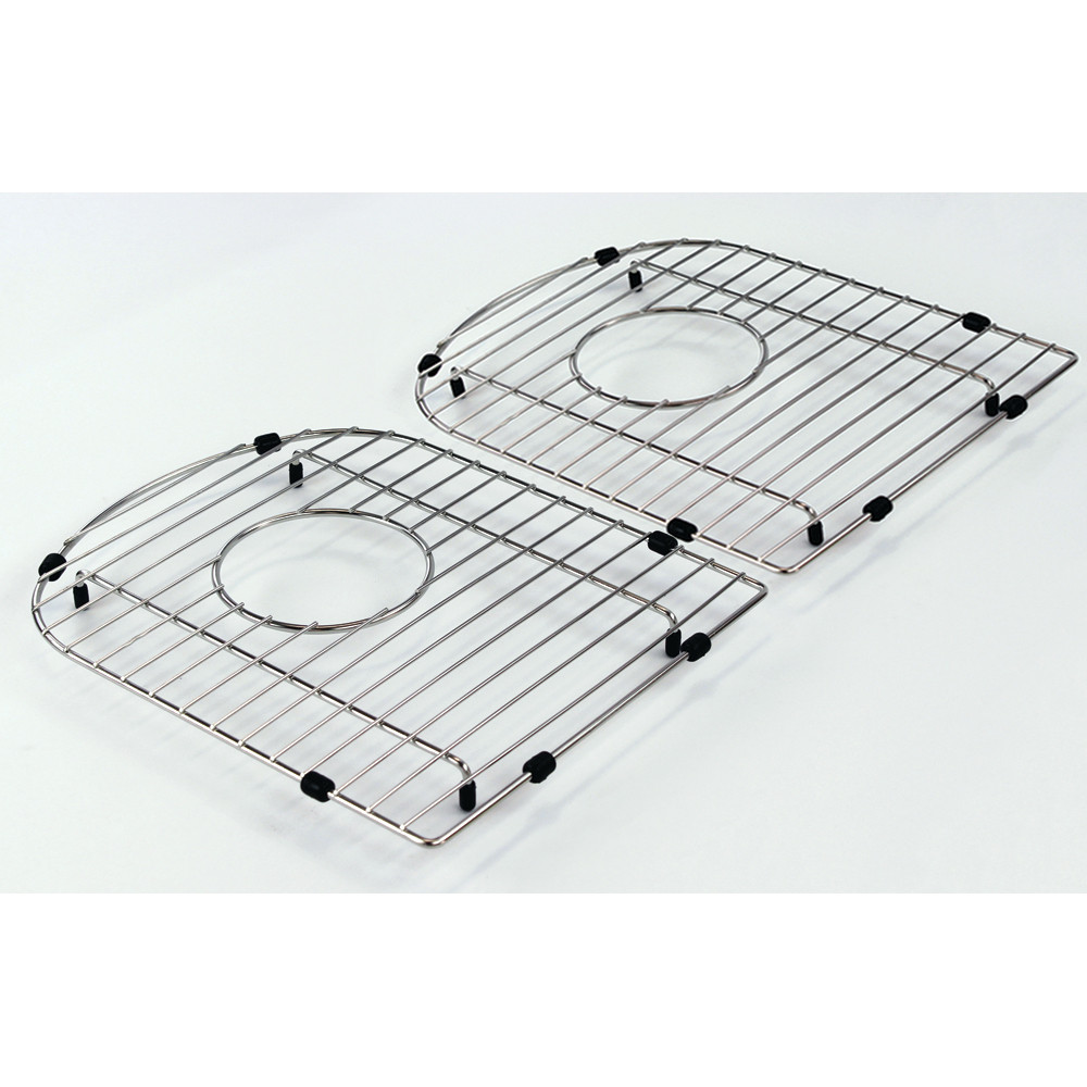 33-in x 22.02-in x 9-in 16 Gauge Double Equal Bowls, Stainless Steel Kitchen Sink, Drop-in Installation with 3-Holes, with Grids, Strainer, Disposer Strainer, Installation Kit