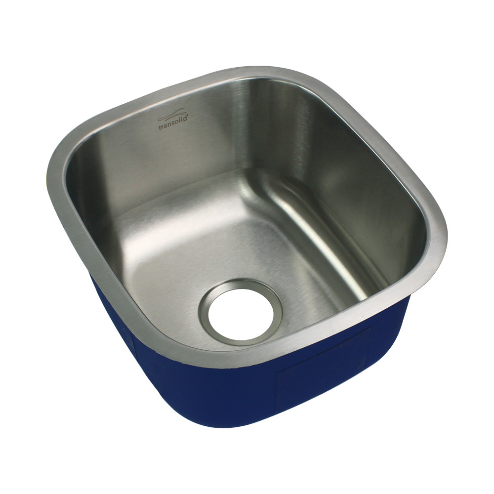 16.5-in x 18-in x 9-in 16 Gauge Single Bowl, Undermount Stainless Steel Kitchen Sink Kit with Grid, Strainer, Installation Kit