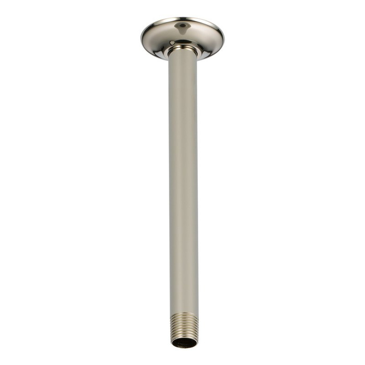 10in Ceiling Mounted Shower Arm and Flange in Polished Nickel 10in Ceiling Mounted Shower Arm and Flange in Polished Nickel