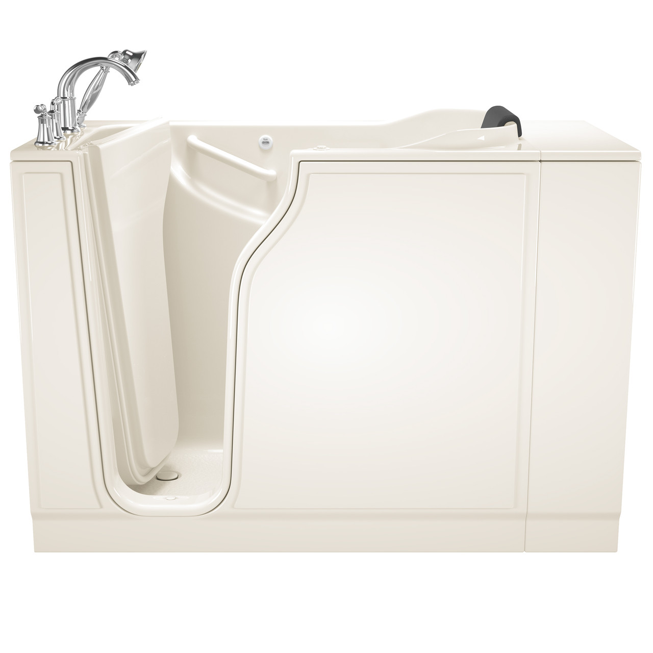 American Standard 3052.609.SLL 30-in. x 52-in. Walk-In Soaking Bathtub with Left-Hand Drain and Tub Faucet in Linen