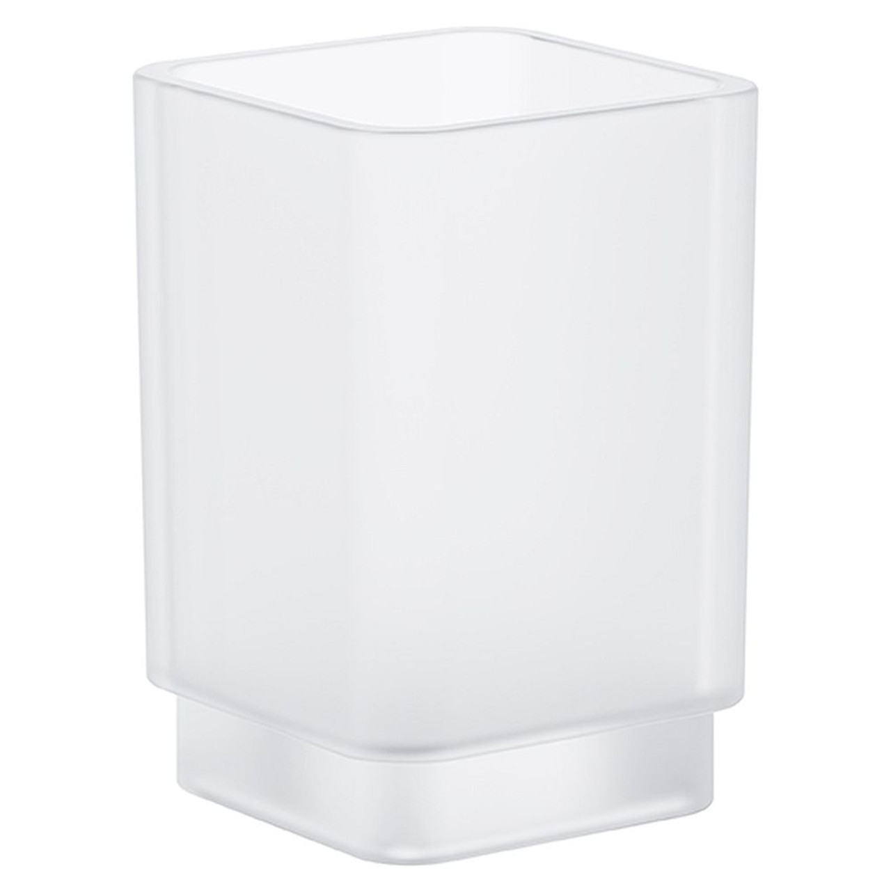 Grohe 40783000 Selection Cube Glass in daVinci Satin White Grohe 40783000 Selection Cube Glass in daVinci Satin White