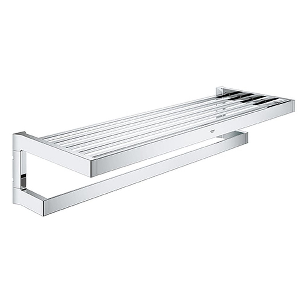 Grohe 40804000 Selection Cube 22" Multi Bath Towel Rack in StarLight Chrome Grohe 40804000 Selection Cube 22" Multi Bath Towel Rack in StarLight Chrome