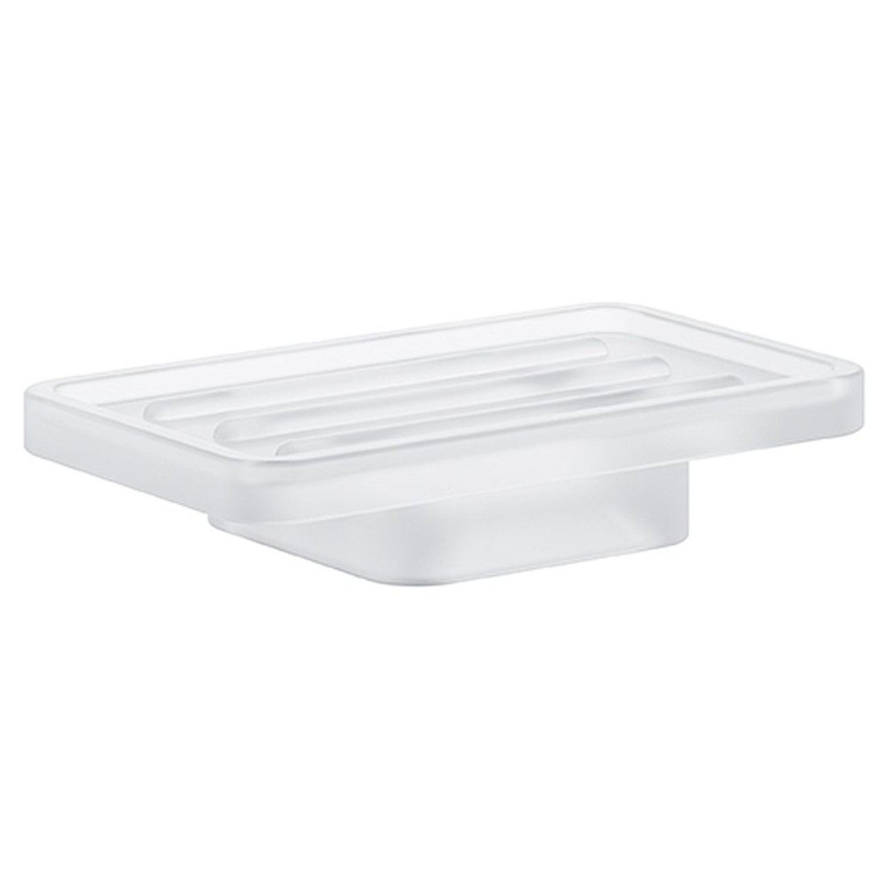 Grohe 40806000 Selection Cube Soap Dish daVinci Satin White Grohe 40806000 Selection Cube Soap Dish daVinci Satin White