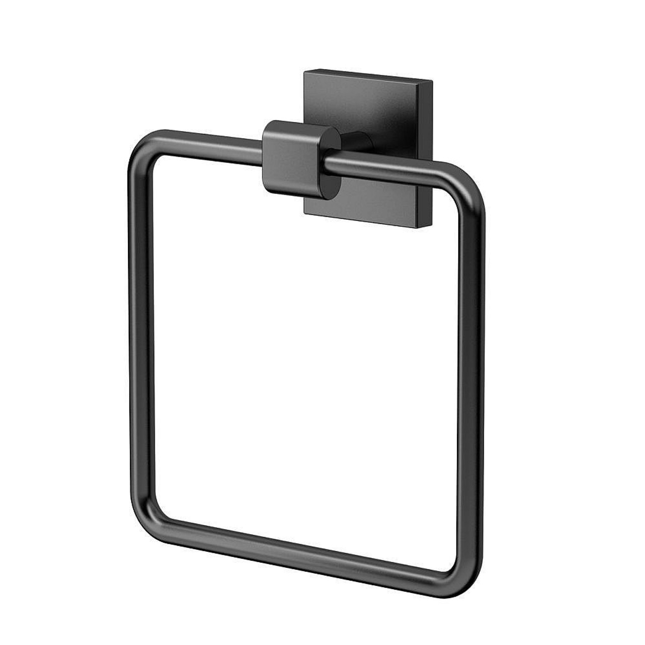 Gatco KA-ELE-5-MB 5-Piece Bathroom Accessory Kit with Mirror, Matte Black Gatco KA-ELE-5-MB 5-Piece Bathroom Accessory Kit with Mirror, Matte Black