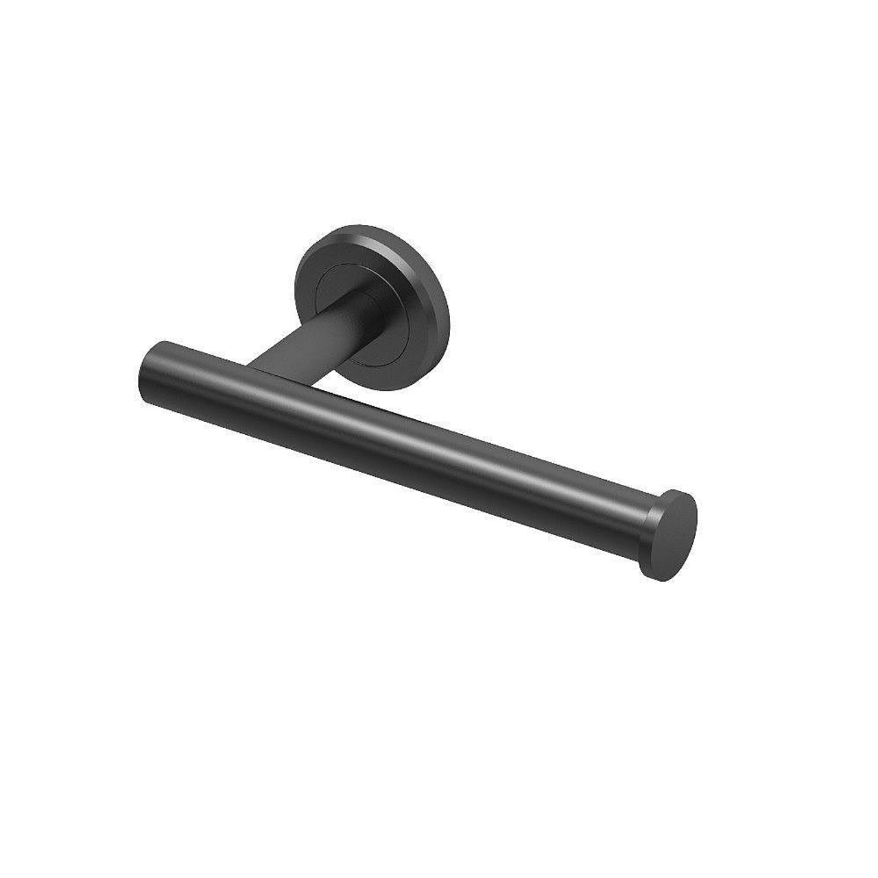5-Piece Bathroom Accessory Kit with Mirror, Matte Black 5-Piece Bathroom Accessory Kit with Mirror, Matte Black