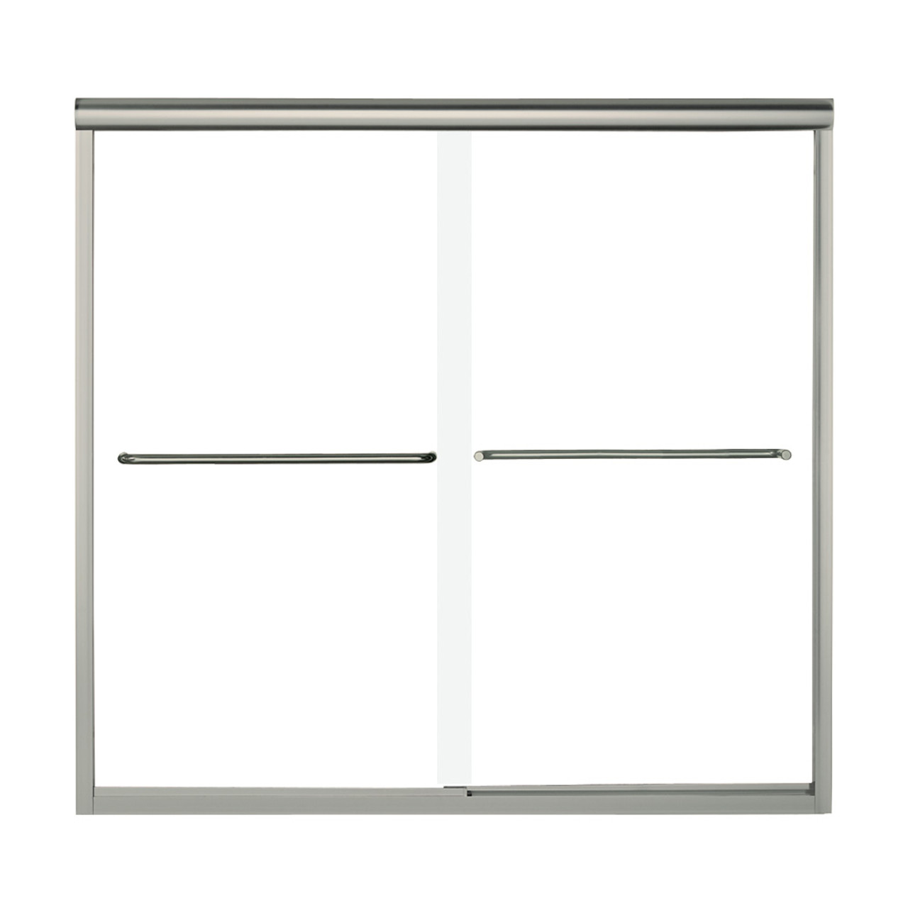 60-in x 32-in Bathtub, Walls and Door Kit, in White/Nickel with Clear Glass 60-in x 32-in Bathtub, Walls and Door Kit, in White/Nickel with Clear Glass