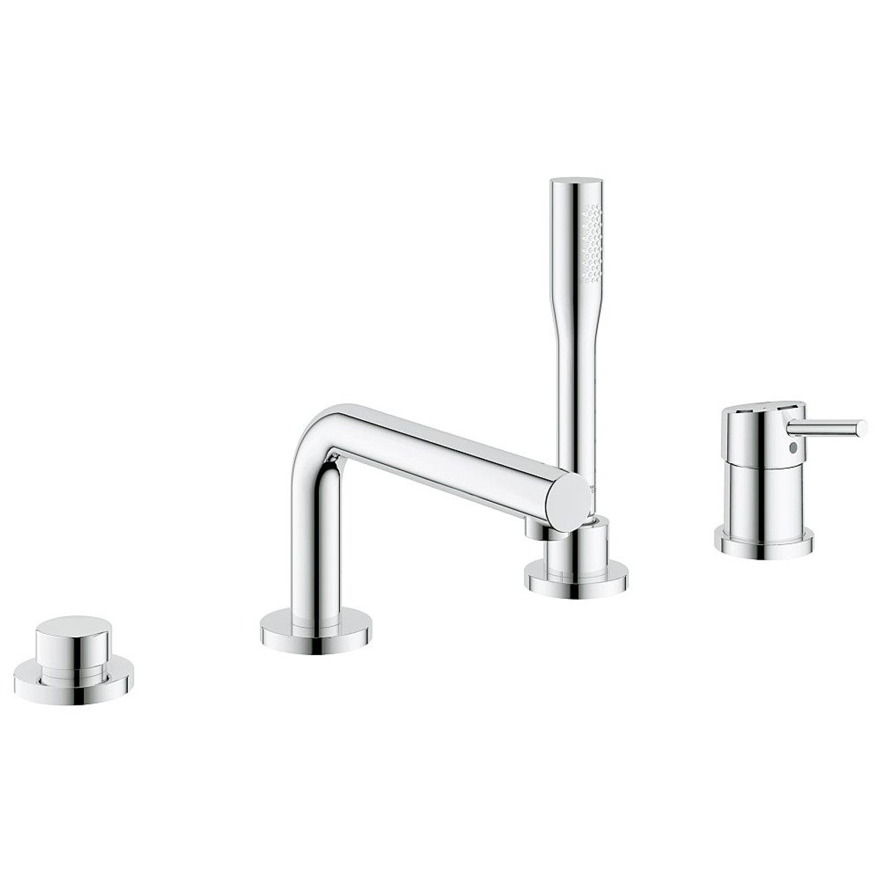 Grohe 19576002 Concetto Four-Hole Bathtub Faucet with Handshower in StarLight Chrome Grohe 19576002 Concetto Four-Hole Bathtub Faucet with Handshower in StarLight Chrome