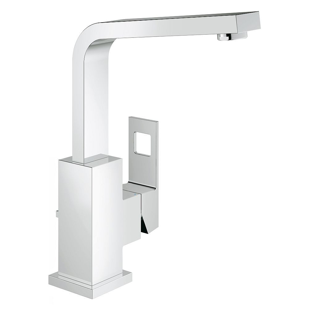 Grohe 2318400A Eurocube Single Hole Single-Handle L-Size Bathroom Faucet in StarLight Chrome