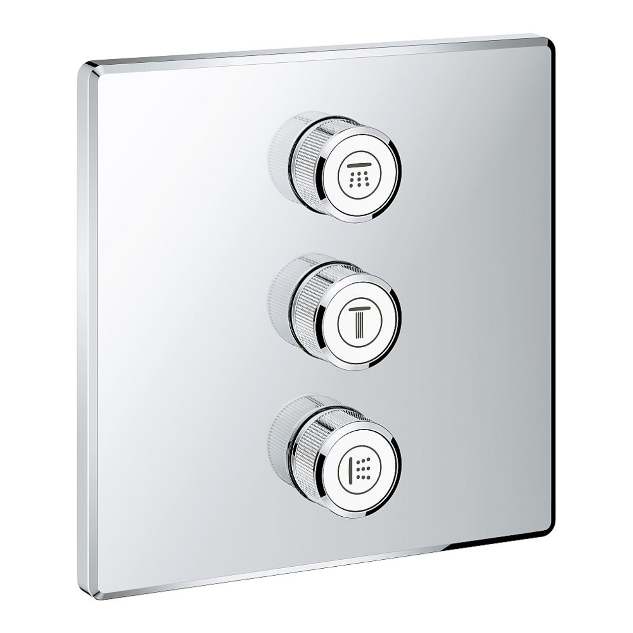 Grohe 29127000 Grohtherm SmartControl Triple Volume Control Trim in StarLight Chrome Grohe 29127000 Grohtherm SmartControl Triple Volume Control Trim in StarLight Chrome