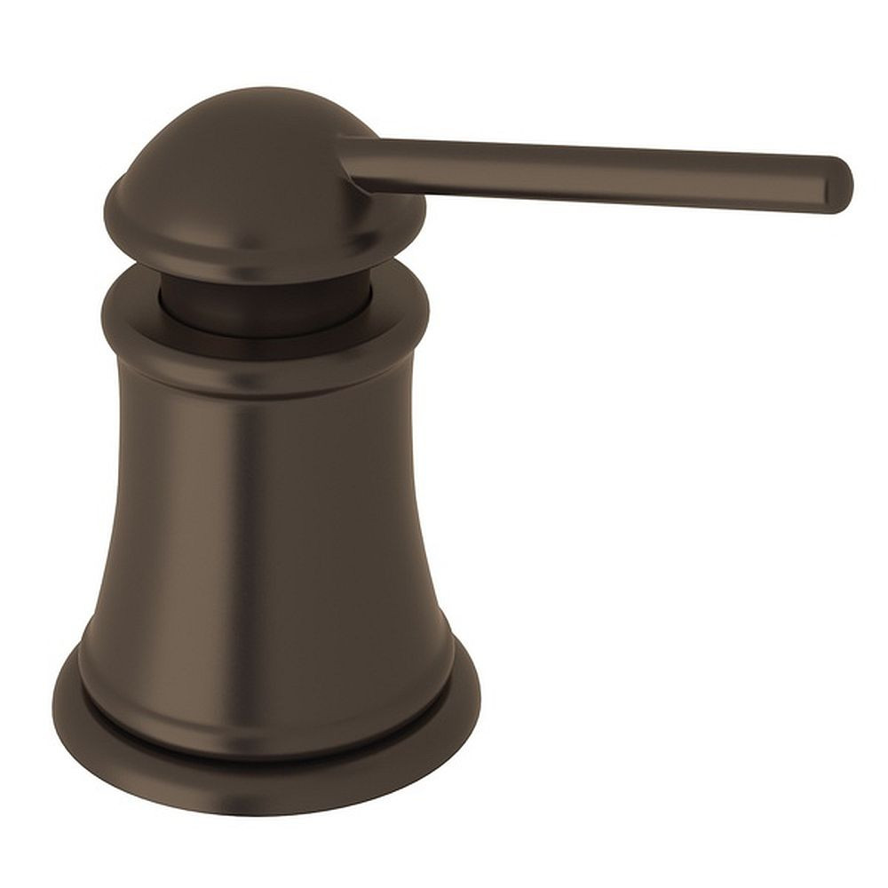 Italian Traditional Soap/Lotion Dispenser with 3" Spout Reach and One Touch System in Tuscan Brass