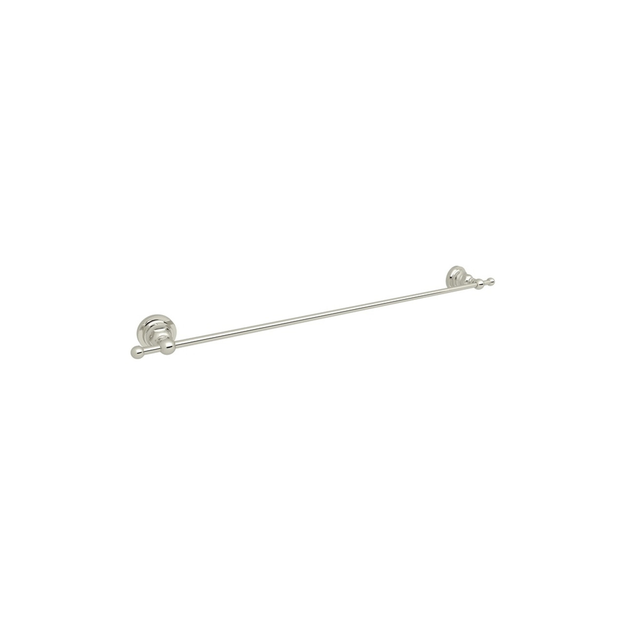 Rohl A1486LIPN 24-in Single Towel Bar in Polished Nickel