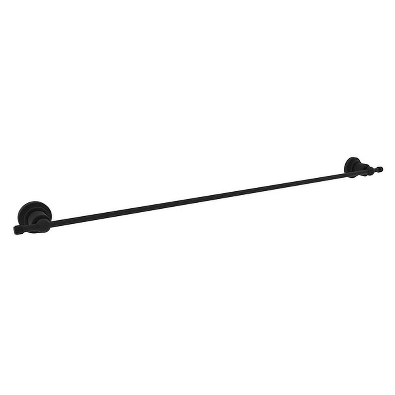 Rohl A1489IWMB 30-in Single Towel Bar in Matte Black
