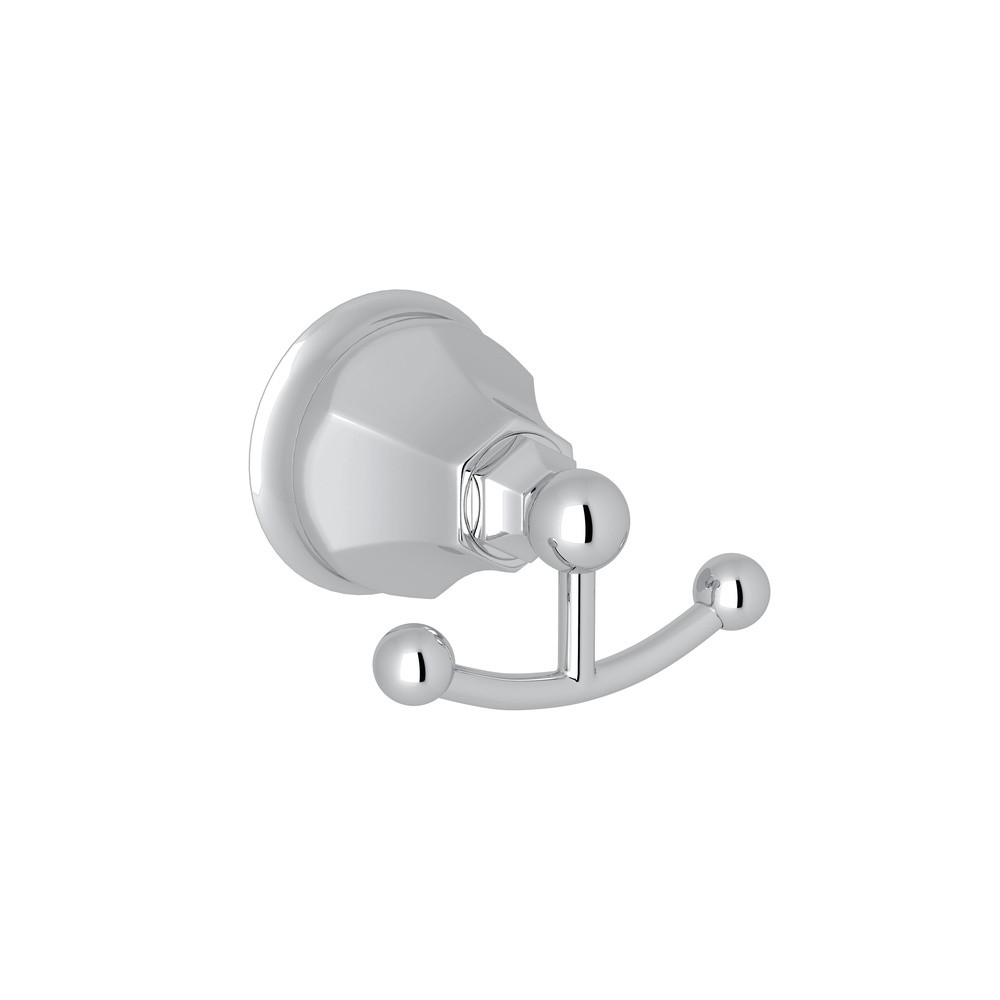 Rohl A6881APC Double Robe Hook in Polished Chrome