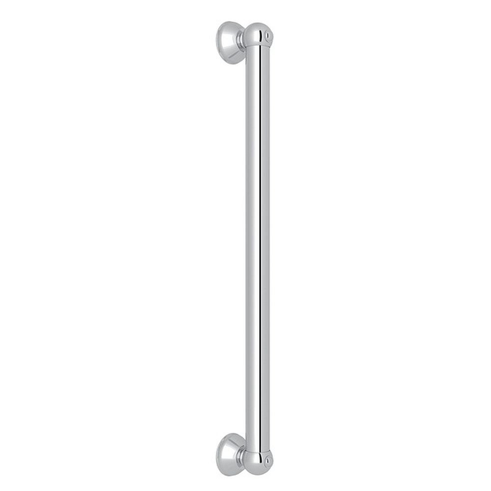 Rohl 1251APC 24-in Decorative Grab Bar in Polished Chrome