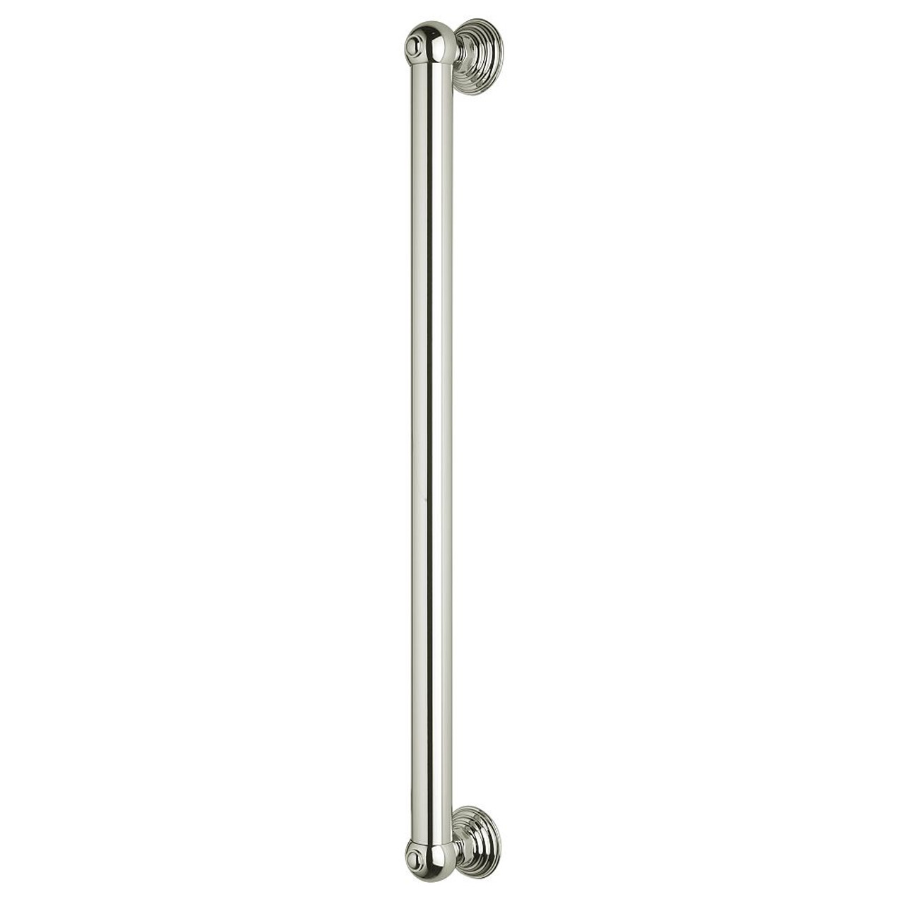 Rohl 1261PN 24-in Decorative Grab Bar in Polished Nickel