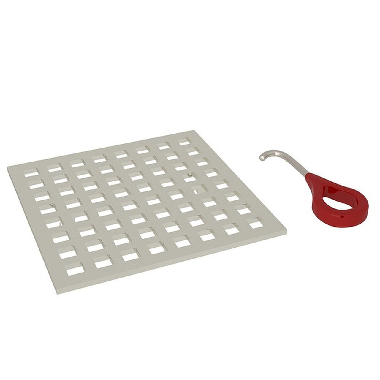 Matrix Decorative Drain Cover in Polished Nickel