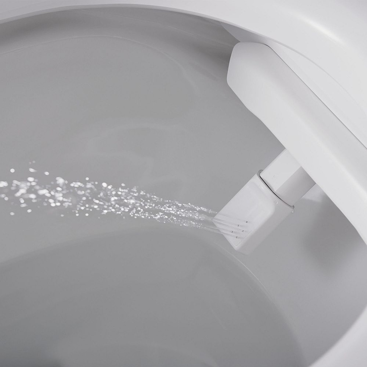 DXV AT200 LS SpaLet Integrated Electronic Bidet Toilet, in Canvas White