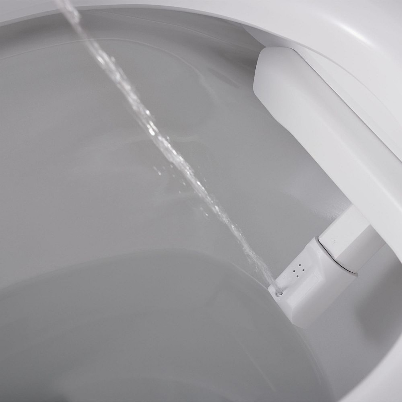 DXV AT200 LS SpaLet Integrated Electronic Bidet Toilet, in Canvas White