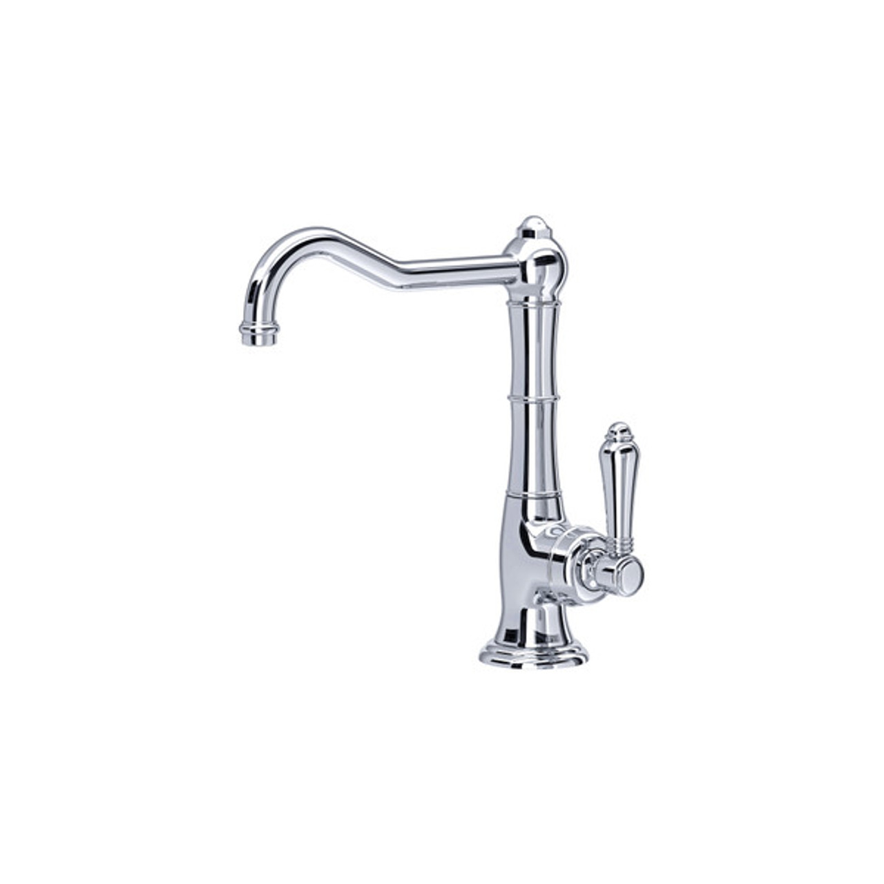 Rohl A3650/6.5MAPC-2 Cinquanta Single Hole Column Spout Bar and Food Prep Faucet, Polished Chrome