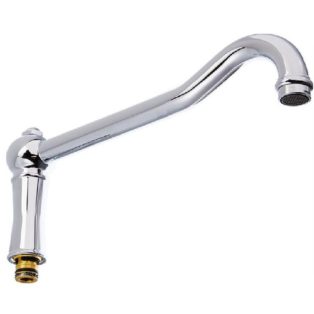 Rohl C7445/11APC 11" Extended Reach Column Spout with Set Screw - Polished Chrome