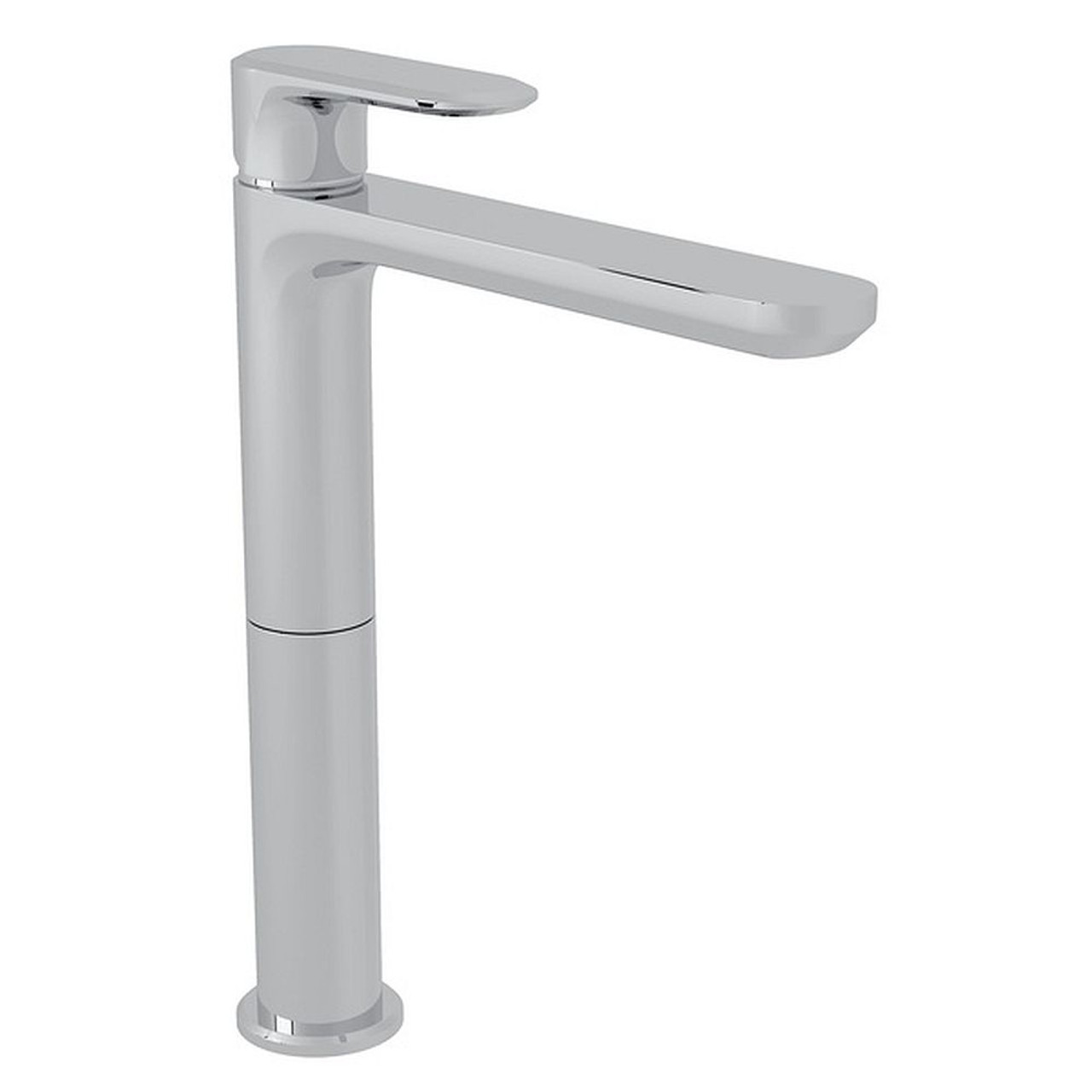 10-21/32" Above Counter Single Hole, Single Lever Lavatory Faucet with Metal Lever in Polished Chrome 10-21/32" Above Counter Single Hole, Single Lever Lavatory Faucet with Metal Lever in Polished Chrome