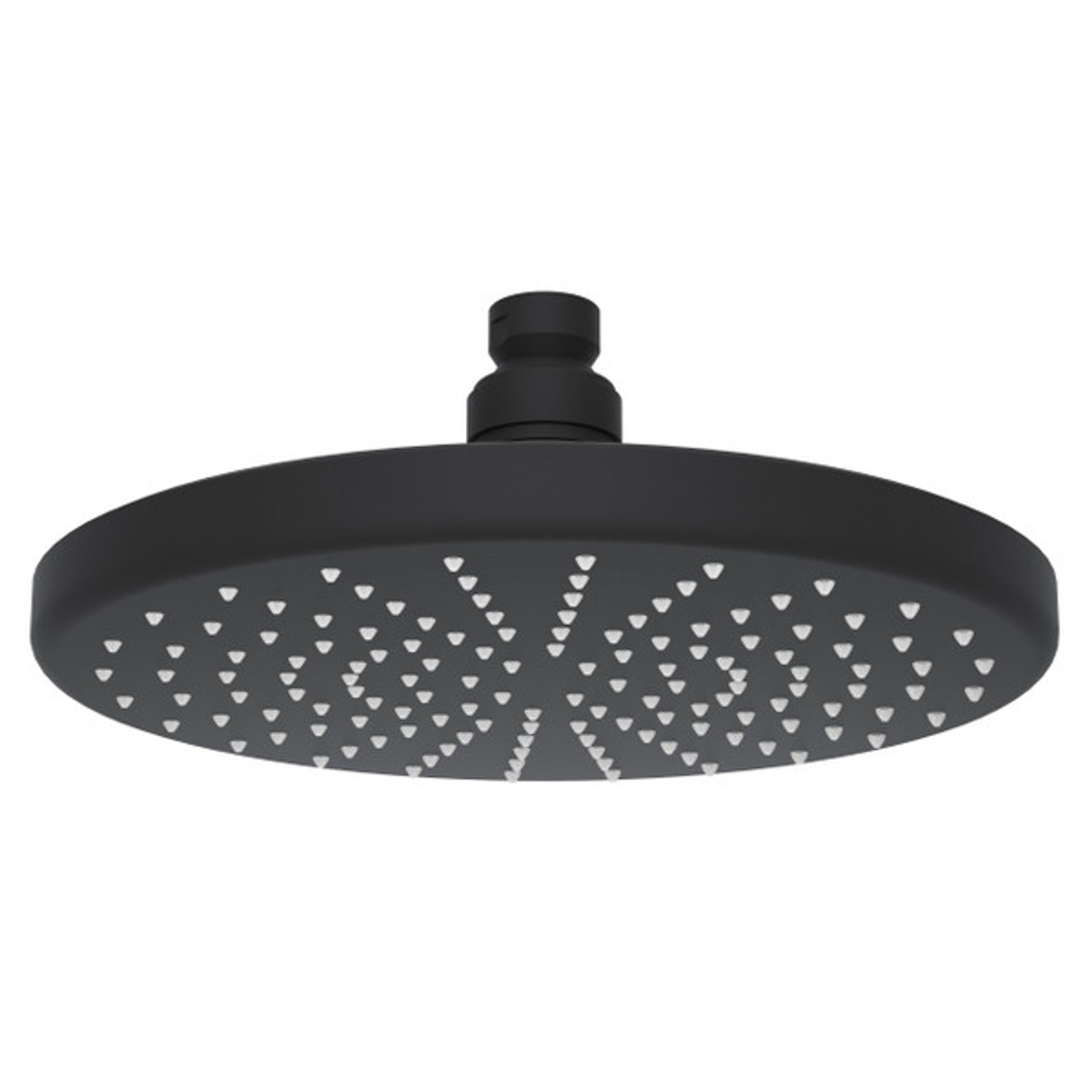 Rohl 1075/8MB 8-in Rain Showerhead, Matte Black