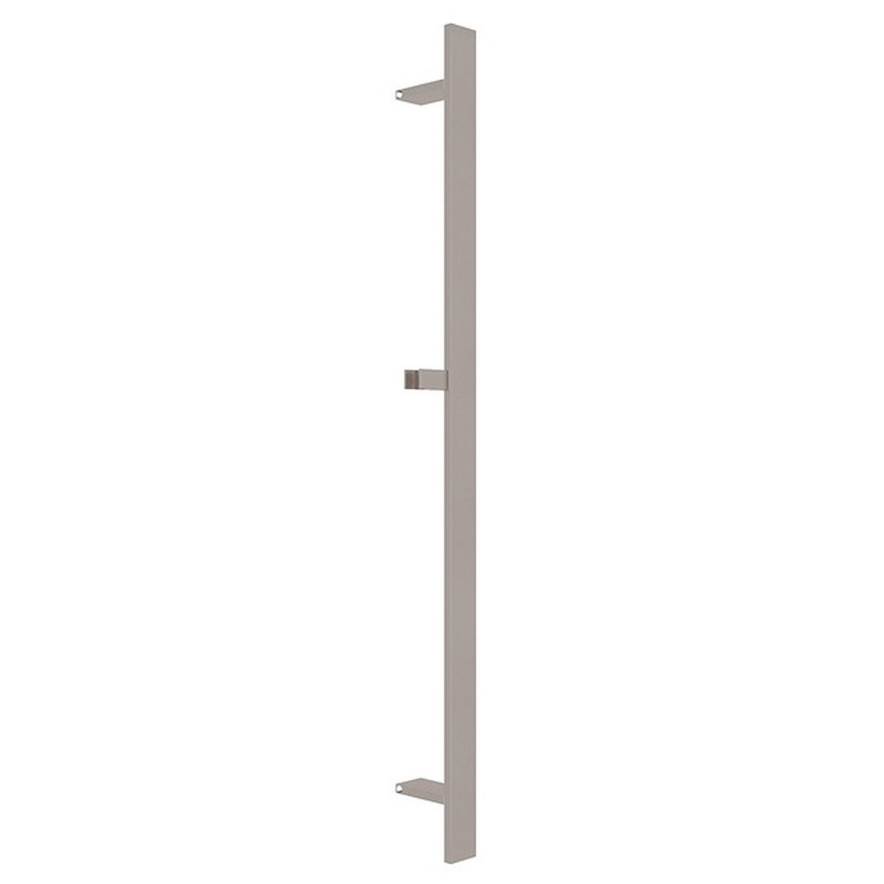 Modern Flat Slide Bar in Satin Nickel