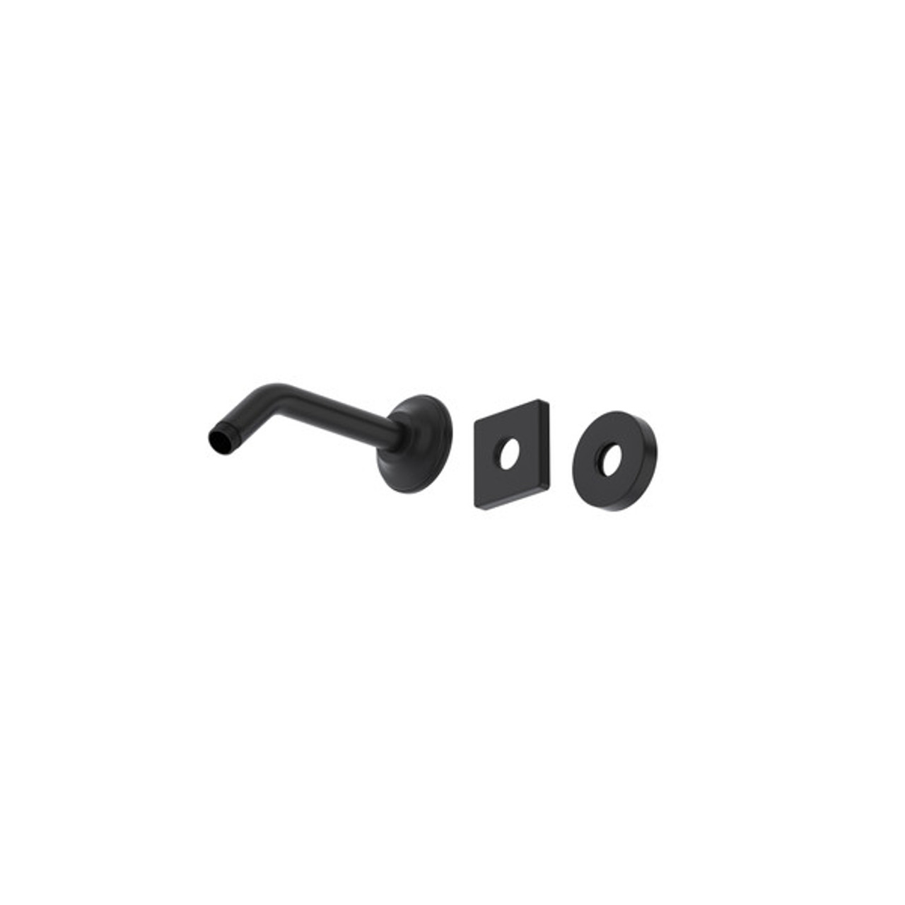 Rohl 1440/6MB 7-in Reach Wall Mount Shower Arm, Matte Black