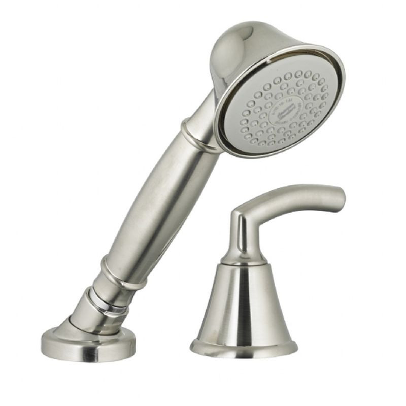 Diverter and Handshower Trim Kit with Metal Lever Handle in Satin