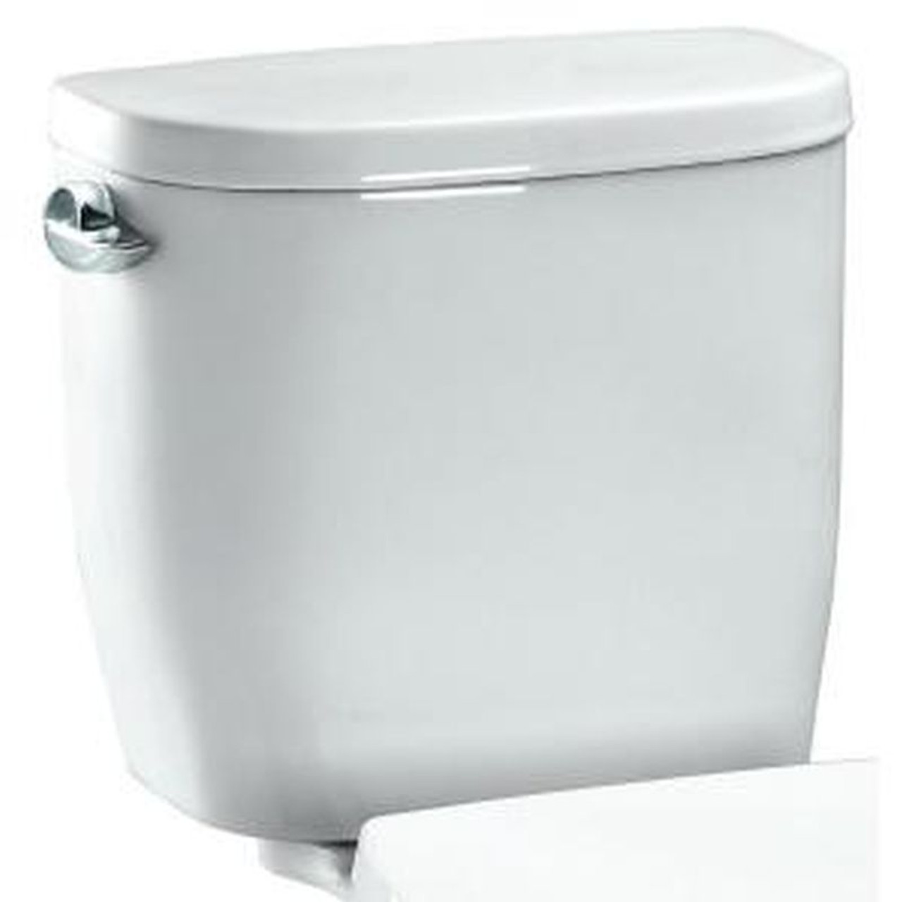 1.28 GPF Tank for Two-Piece Round Toilet - Without Bowl in Cotton 1.28 GPF Tank for Two-Piece Round Toilet - Without Bowl in Cotton