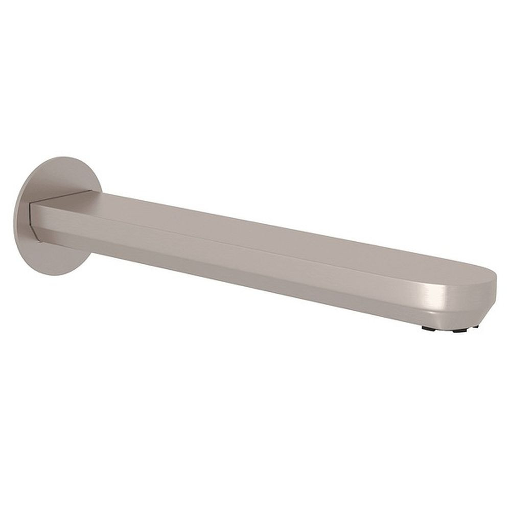 Wall Mount Bathtub Spout in Satin Nickel