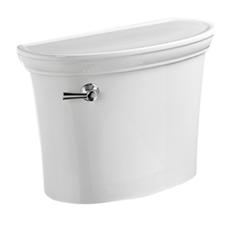 Right Height Elongated Toilet Tank in White