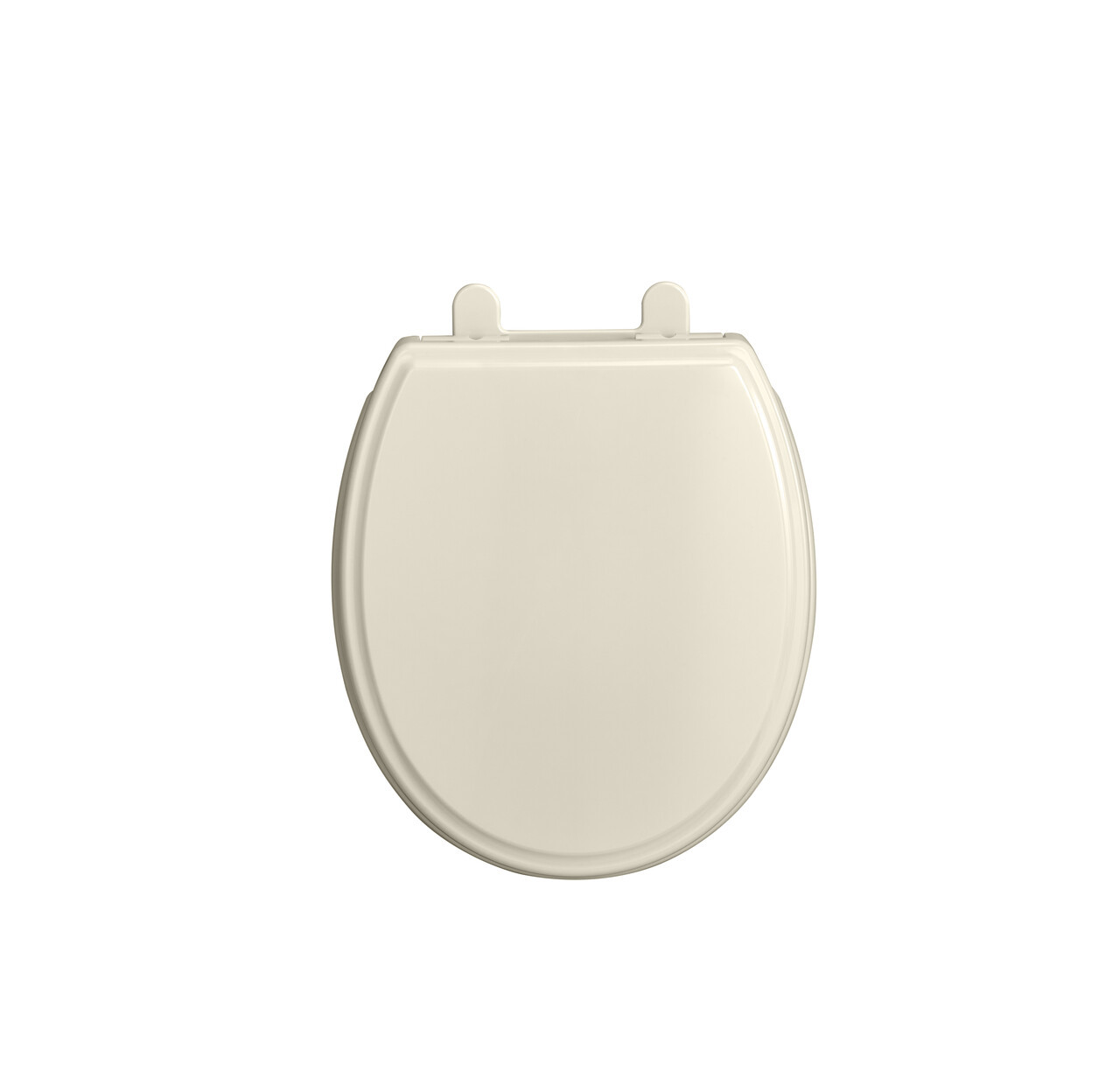 Round Closed-Front Toilet Seat with Soft Close, Grip Tight and Quick Release in Linen