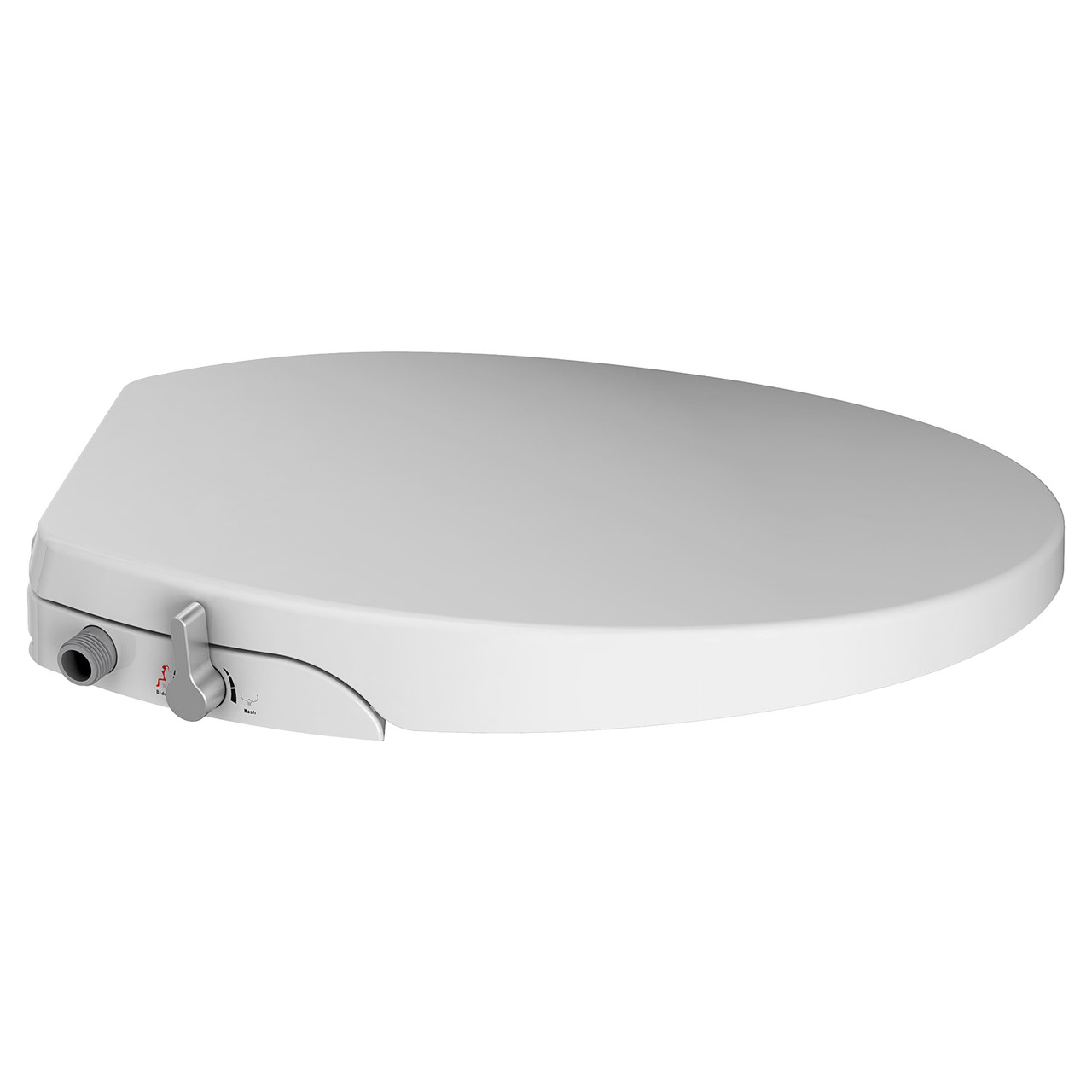Manual SpaLet Seat with Telescoping Cover in White