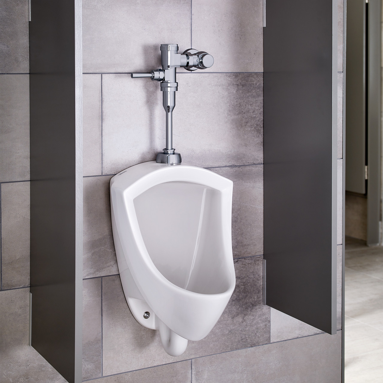 American Standard 6002.503.020 0.125 GPF Urinal System with Manual Flush Valve in White