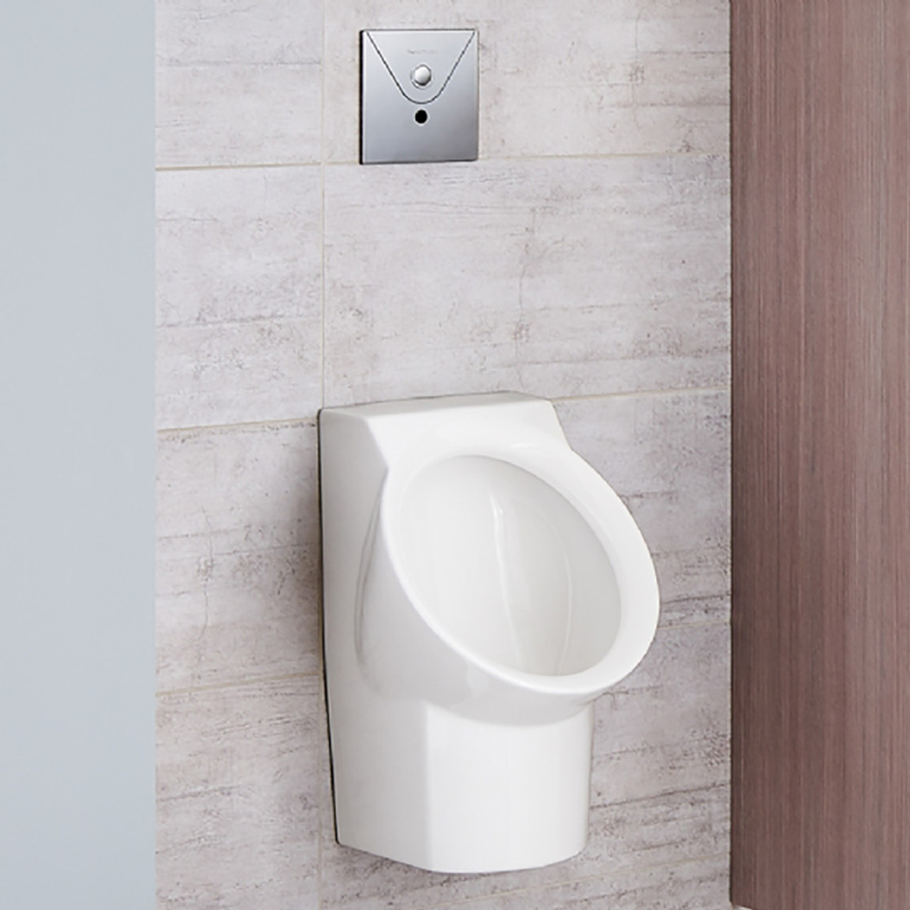 0.125 GPF High Efficiency Urinal with Back Spud in White 0.125 GPF High Efficiency Urinal with Back Spud in White