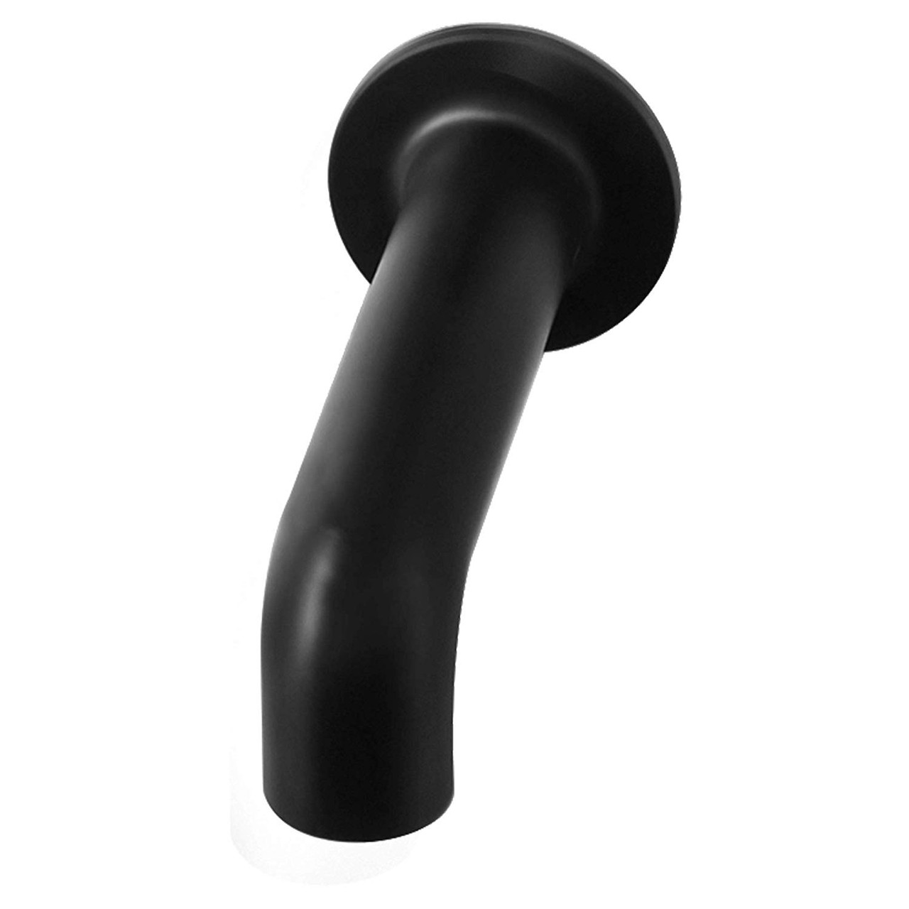 Slip-On Non-Diverter Tub Spout in Matte Black