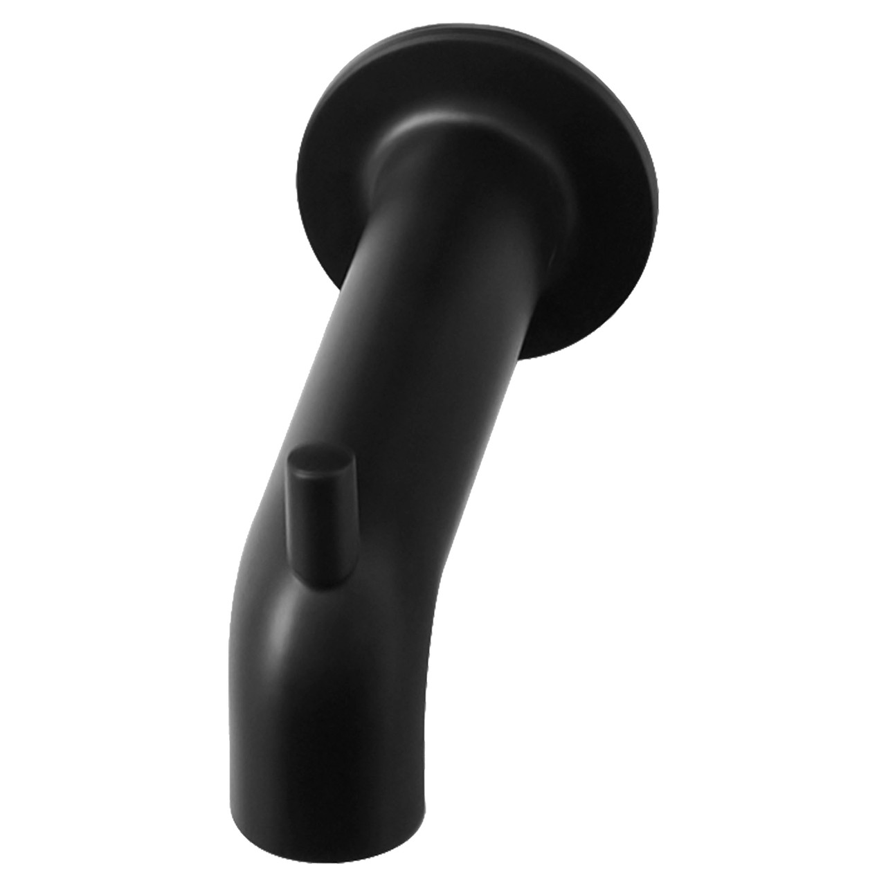 Slip-On Diverter Tub Spout in Matte Black