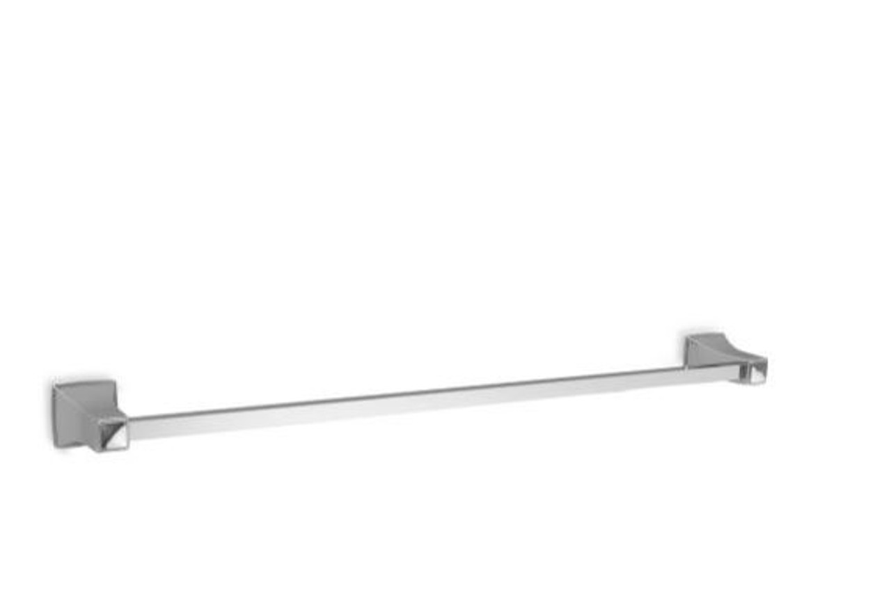 18-in Single Towel Bar with Mounting Hardware in Polished Chrome 18-in Single Towel Bar with Mounting Hardware in Polished Chrome
