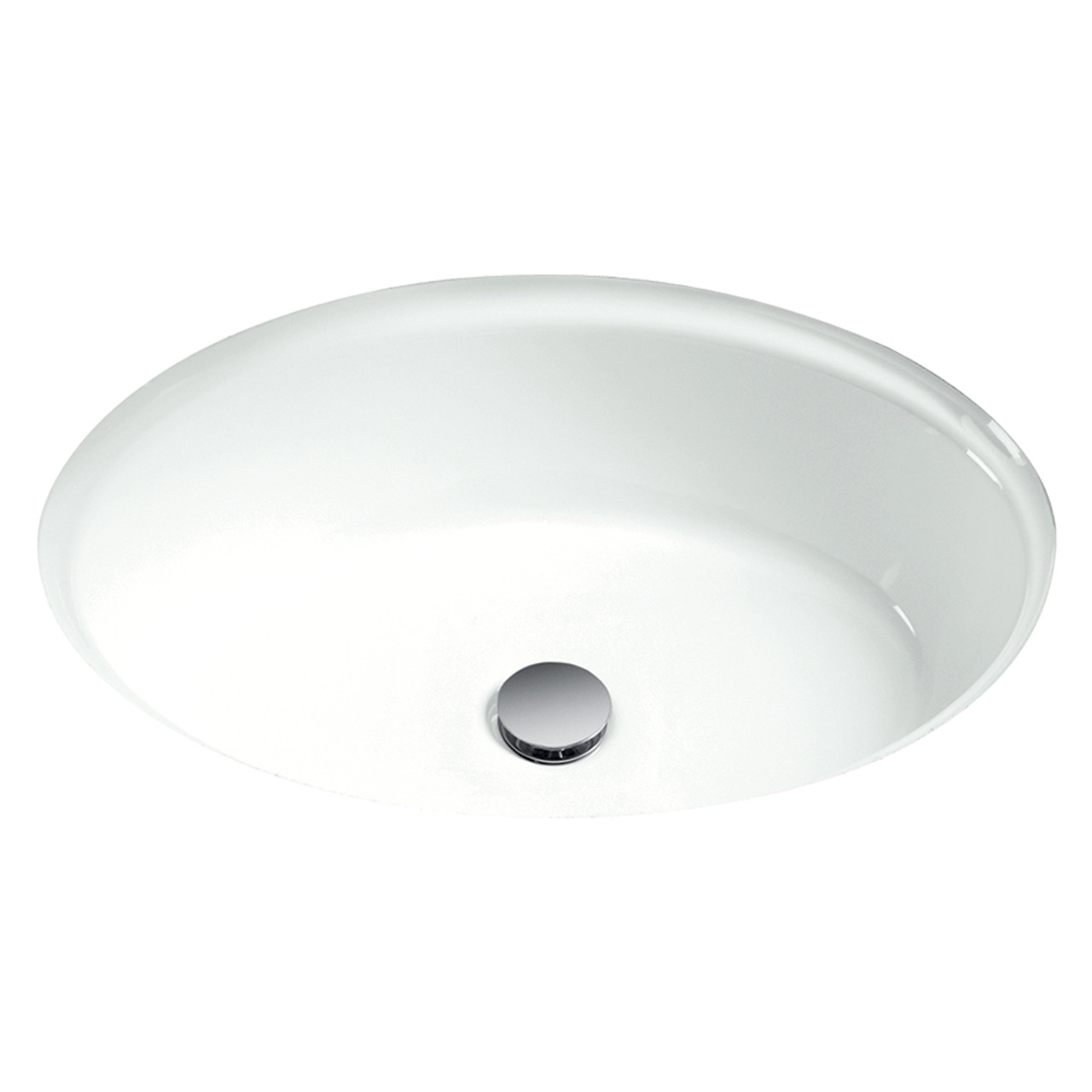 18-3/4-in Undermount Bathroom Sink with Overflow in Cotton 18-3/4-in Undermount Bathroom Sink with Overflow in Cotton