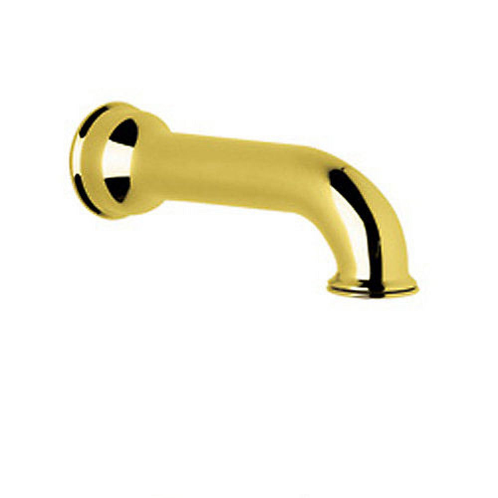Rohl AC24-IB 7in Non Diverter Tub Spout in Inca Brass