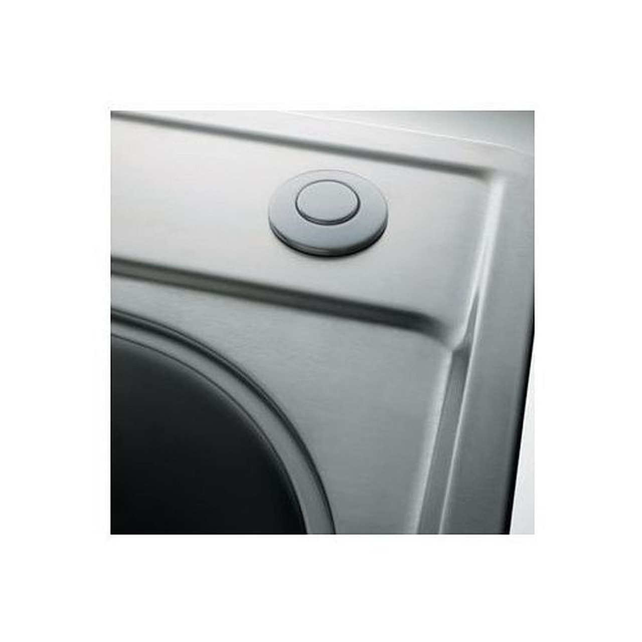 Round Counter-Mounted Disposer Air Switch in Satin Nickel Round Counter-Mounted Disposer Air Switch in Satin Nickel